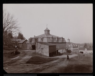 The Stables of the Edwin Gould Estate at Rhinecliffe or Rhinebeck by Byron Company